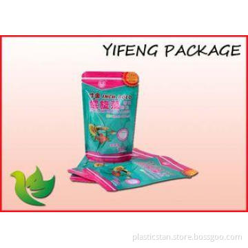 Pet Food Packing Vinyl Bags With Zipper Matt or Glossy Fish